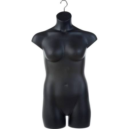Plus Size Female Torso Mannequin-Black