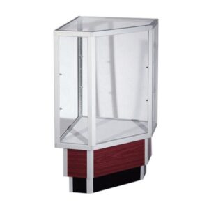 Aluminum Full Vision Glass Corner Filler