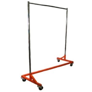 Single Bar Z Clothing Rack