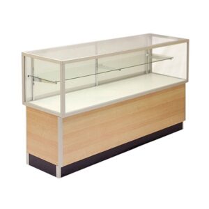 Aluminum Half Vision Glass Showcase