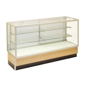 Aluminum Full Vision Glass Showcase