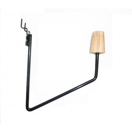 Slatwall/Pegboard Head Holder In Black